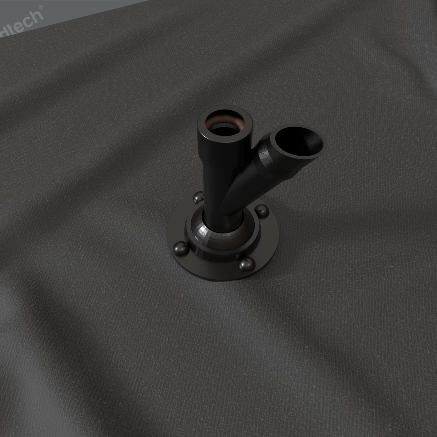 Bâches de protection pour foyer avec guide – Image 2