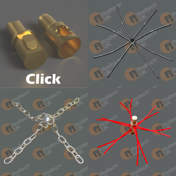 Kit têtes de débistrage Click